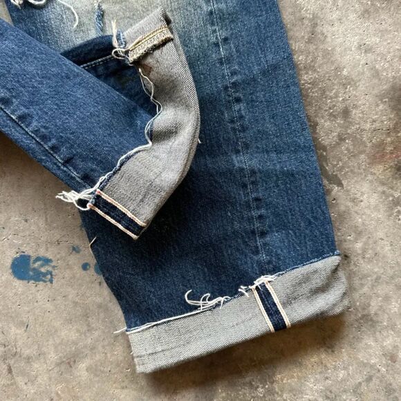 Levi's Premium LVC 501 XX Selvedge Denim Jeans BIG E Size 30X28 - Picture 2 of 9